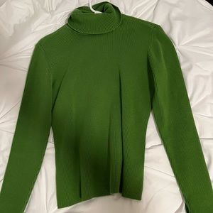 Tommy Hilfiger green turtle neck